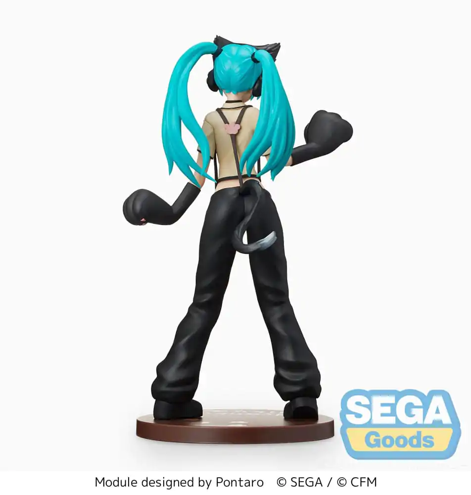 Hatsune Miku Project DIVA Arcade Future Tone SPM PVC Statue Hatsune Miku Kitty Cat 23 cm Produktfoto