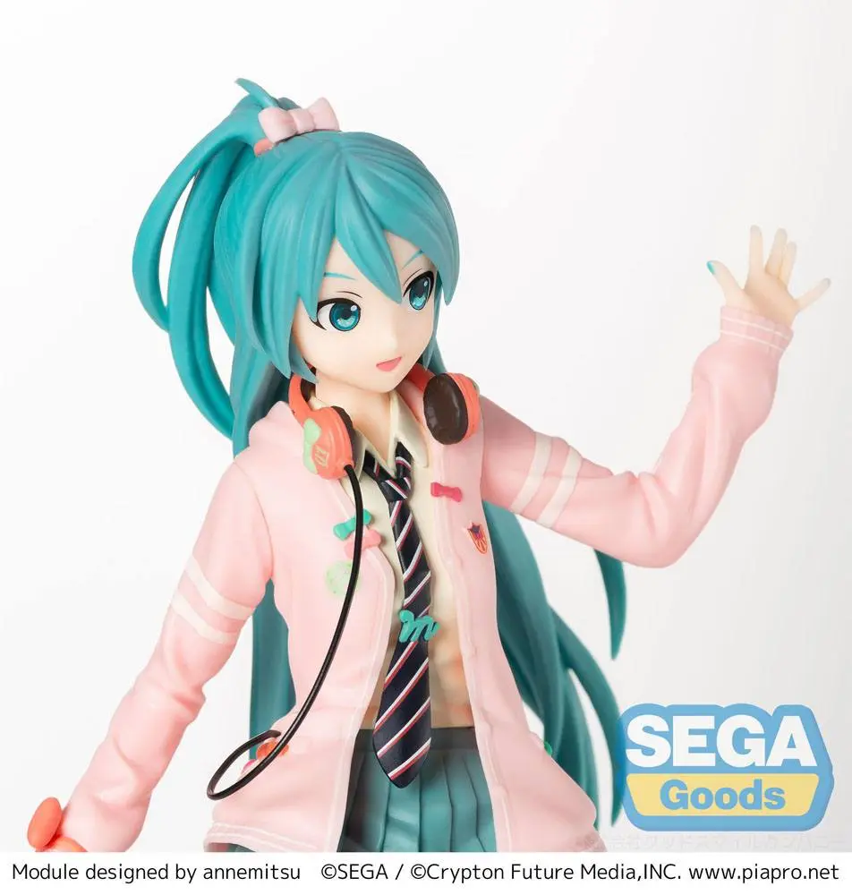 Hatsune Miku Project DIVA Arcade Future Tone SPM Statue Hatsune Miku - Ribbon Girl 24 cm Produktfoto