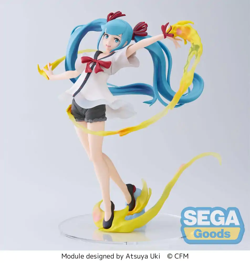 Hatsune Miku: Project DIVA MEGA 39's Figurizm Luminasta  PVC Statue Hatsune Miku Shiny T.R. 22 cm termékfotó