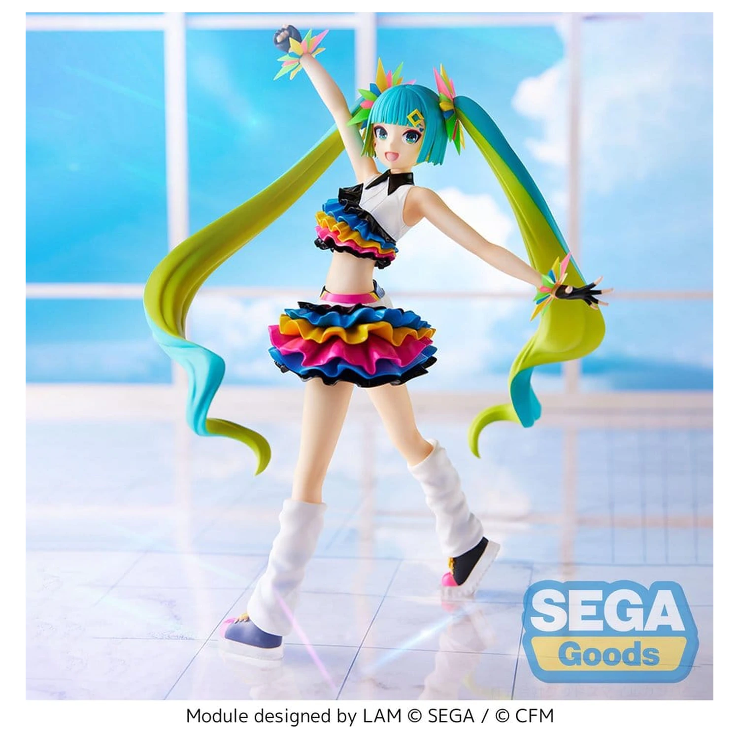 Hatsune Miku Project DIVA MEGA39's FIGURIZM PVC Figur Hatsune Miku - Catch the Wave 25 cm Produktfoto