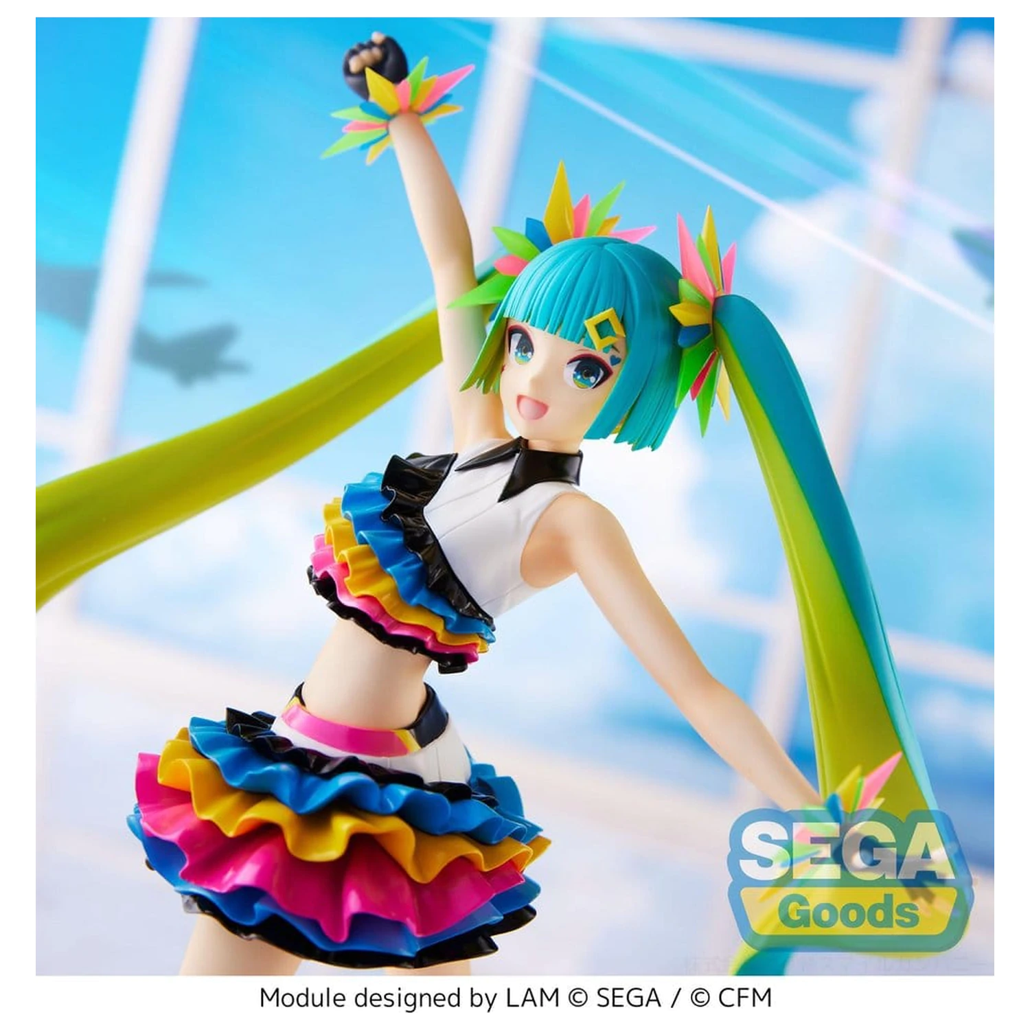 Hatsune Miku Project DIVA MEGA39's FIGURIZM PVC Figur Hatsune Miku - Catch the Wave 25 cm Produktfoto