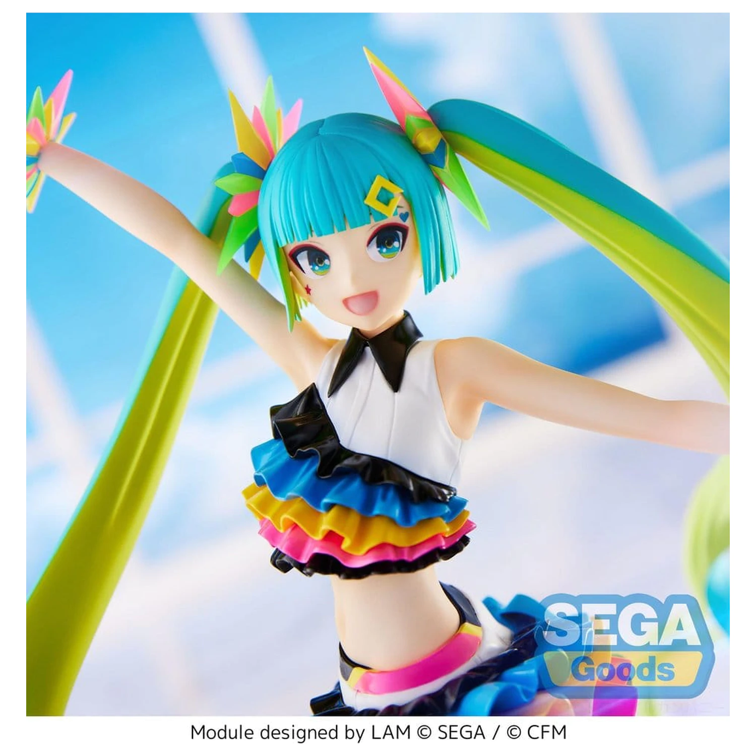 Hatsune Miku Project DIVA MEGA39's FIGURIZM PVC Figur Hatsune Miku - Catch the Wave 25 cm Produktfoto