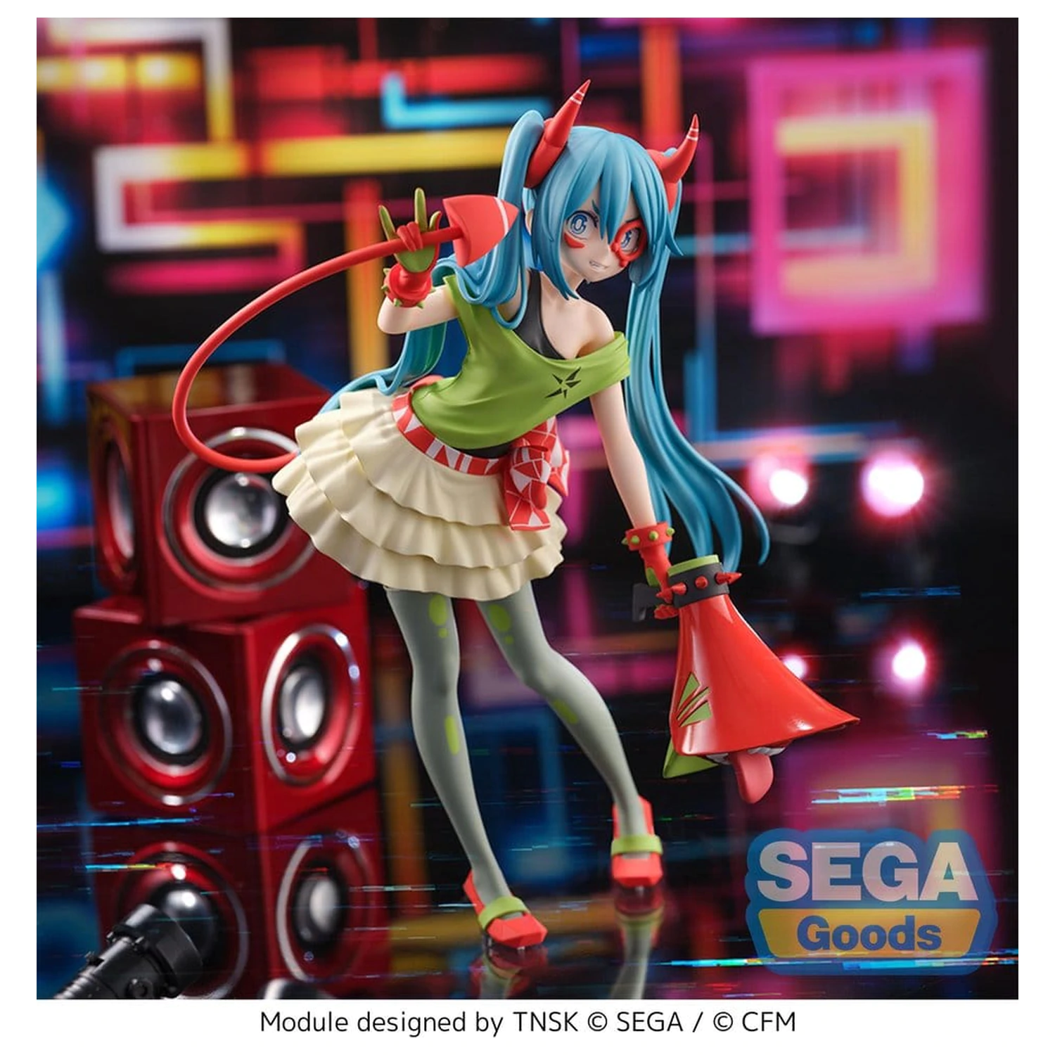 Hatsune Miku Project DIVA X FIGURIZMa PVC Figur Hatsune Miku DE:MONSTAR T.R. 22 cm Produktfoto
