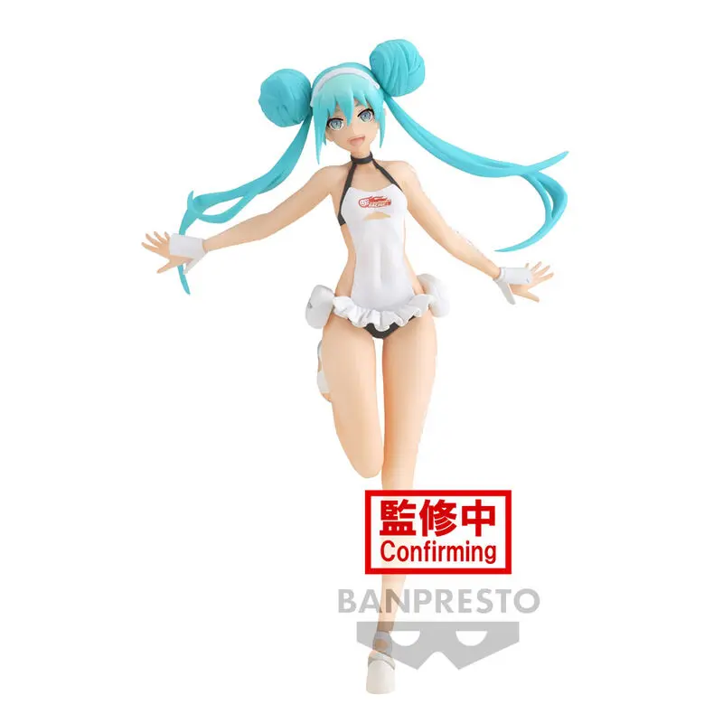 Hatsune Miku Racing - Racing Miku 2022 Tropical Maid Figur 16cm Produktfoto