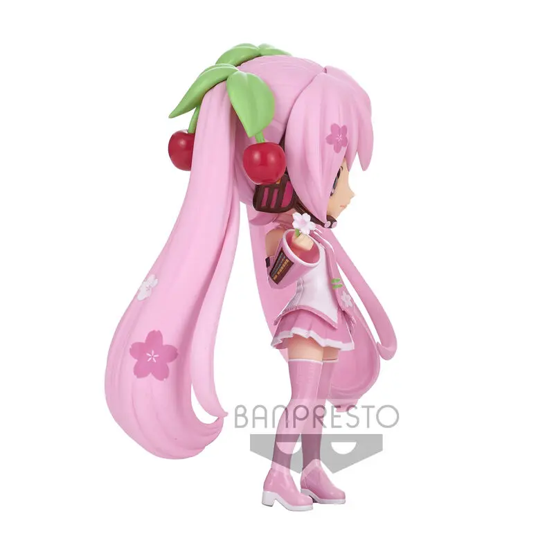 Mützesune Miku Q Posket Mini Figur Sakura Miku Ver. A 14 cm Produktfoto