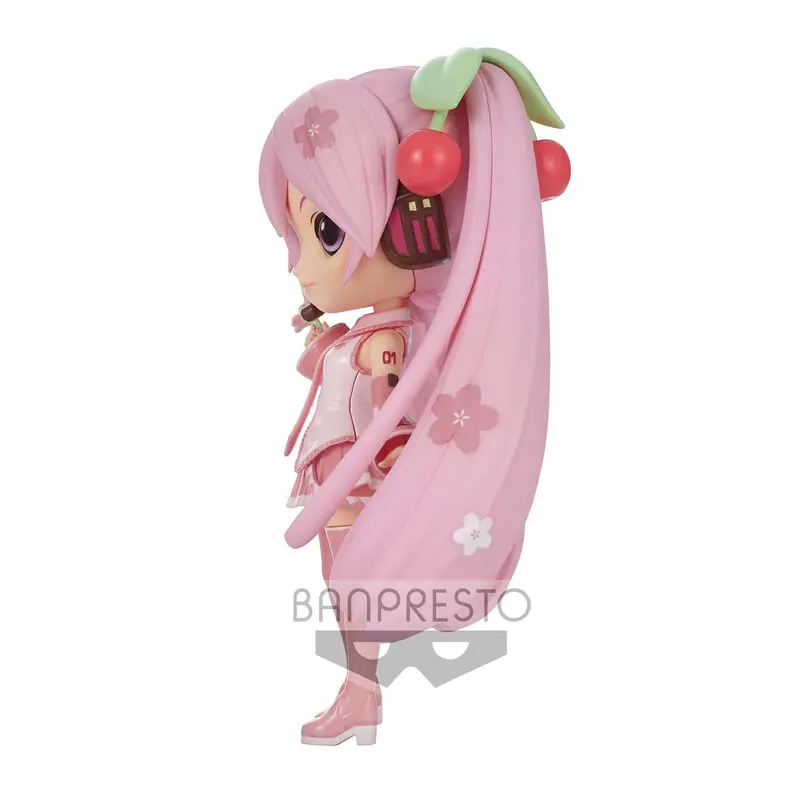 Hatsune Miku Q Posket Minifigur Sakura Miku Ver. B 14 cm Produktfoto