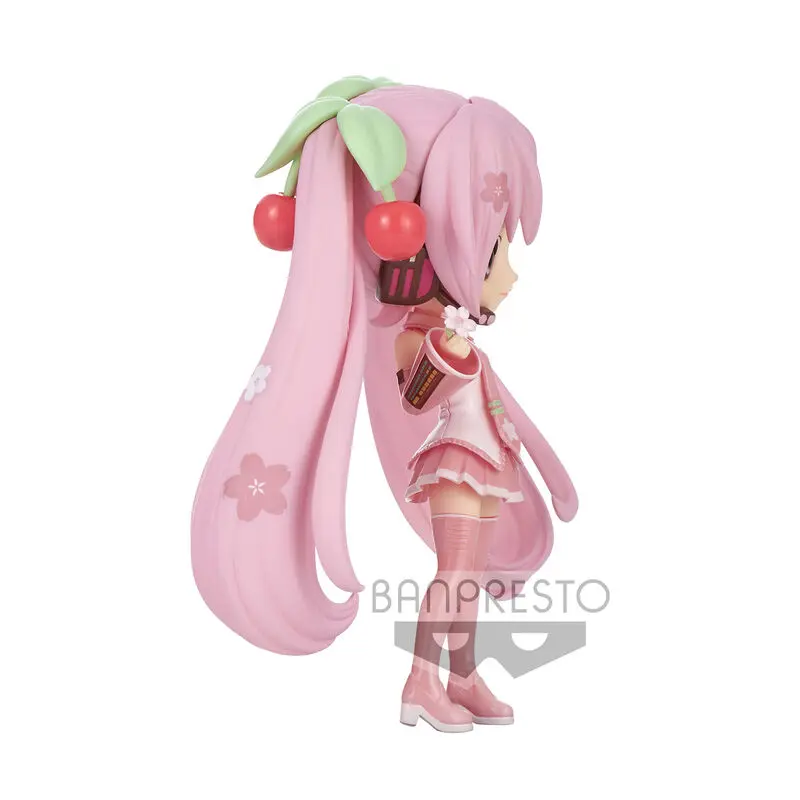 Hatsune Miku Q Posket Minifigur Sakura Miku Ver. B 14 cm Produktfoto