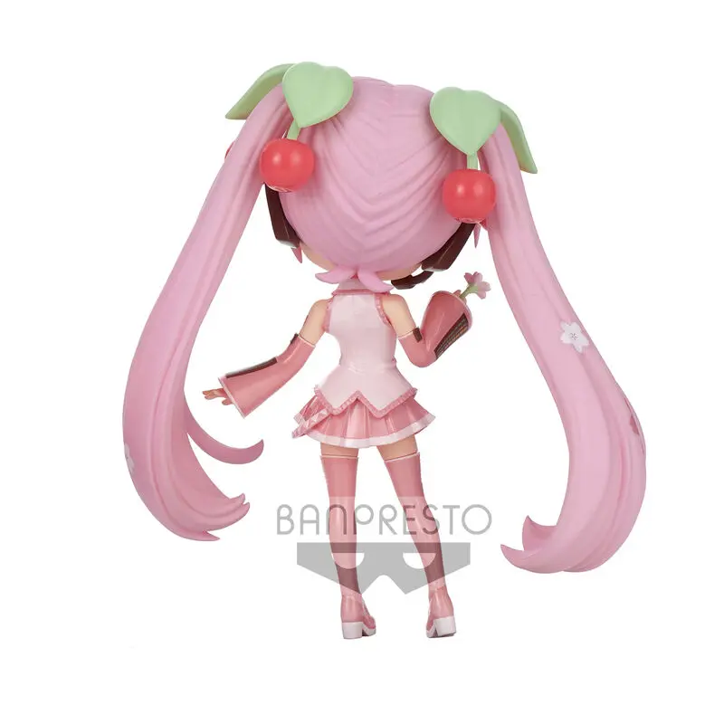 Hatsune Miku Q Posket Minifigur Sakura Miku Ver. B 14 cm Produktfoto