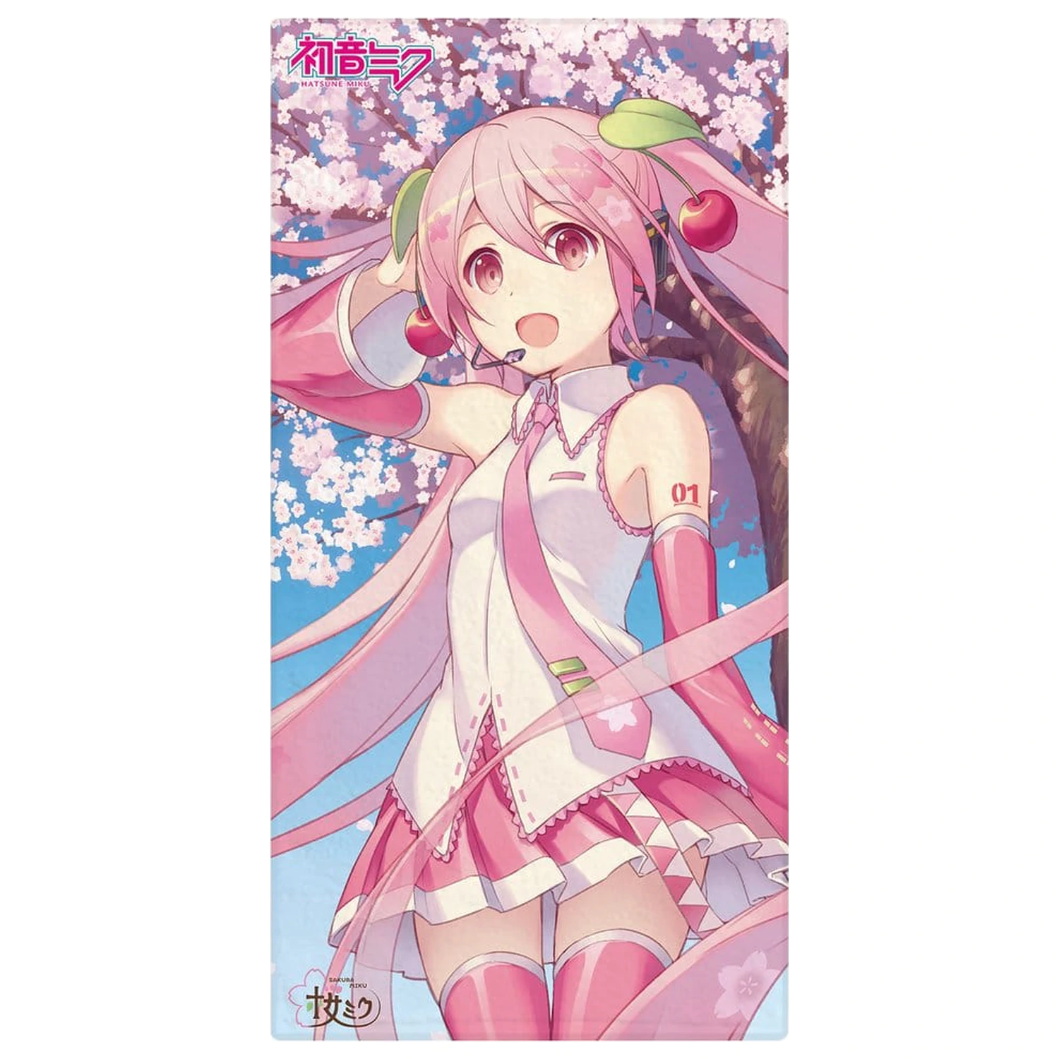 Hatsune Miku Handtuch Sakura 75 x 150 cm Produktfoto