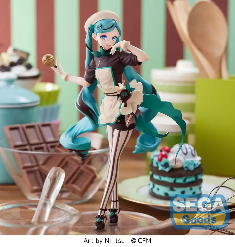 Hatsune Miku Series Luminasta PVC Statue Hatsune Miku - Bitter Patissier (re-run) 21 cm Produktfoto