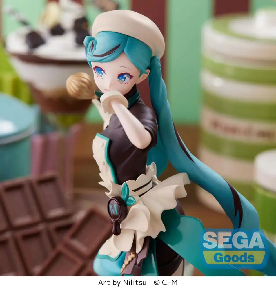 Hatsune Miku Series Luminasta PVC Statue Hatsune Miku - Bitter Patissier (re-run) 21 cm Produktfoto