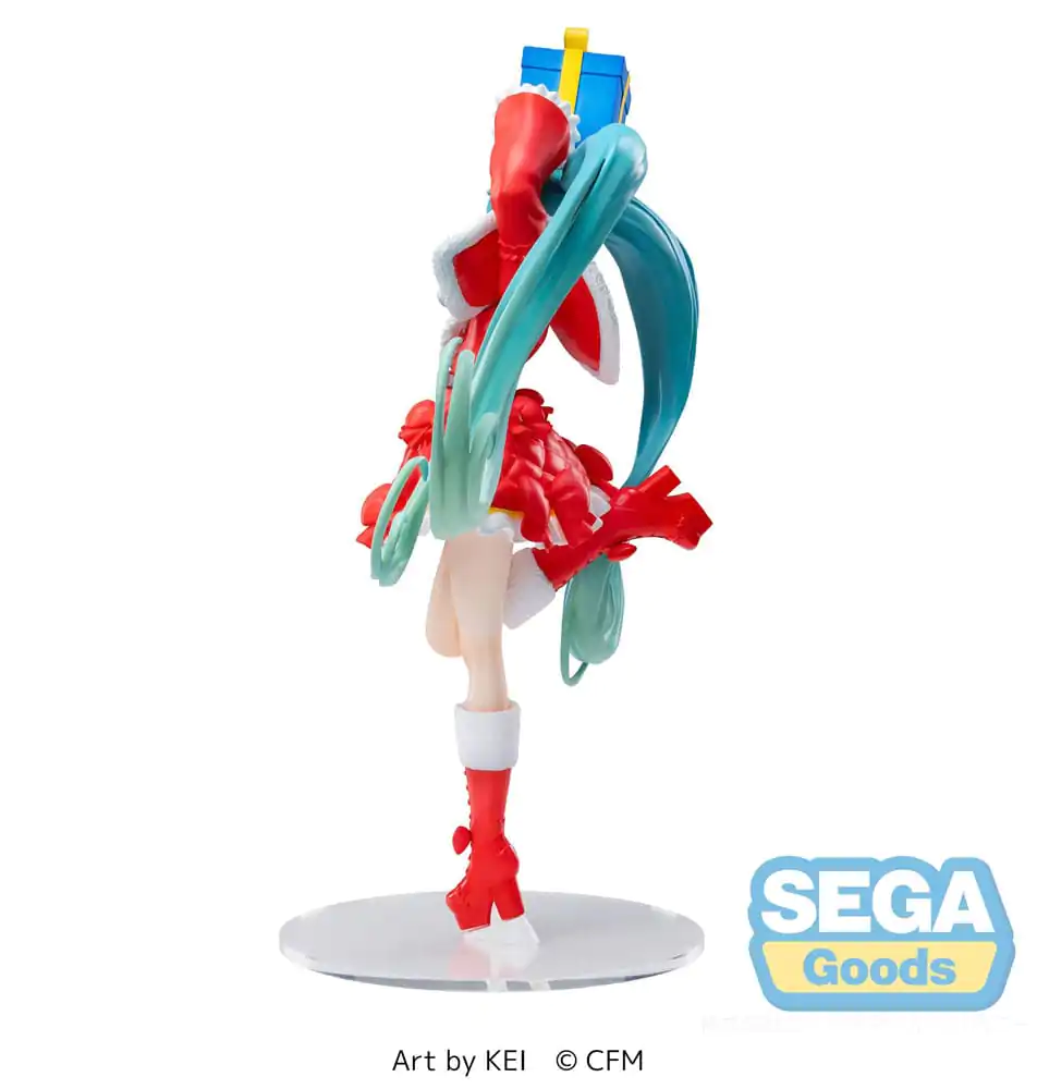 Hatsune Miku Series Luminasta PVC Statue Hatsune Miku Christmas 2024 19 cm Produktfoto