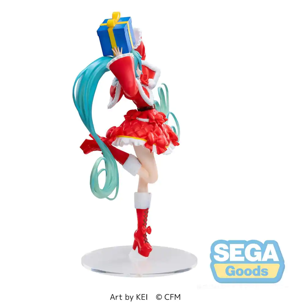 Hatsune Miku Series Luminasta PVC Statue Hatsune Miku Christmas 2024 19 cm Produktfoto