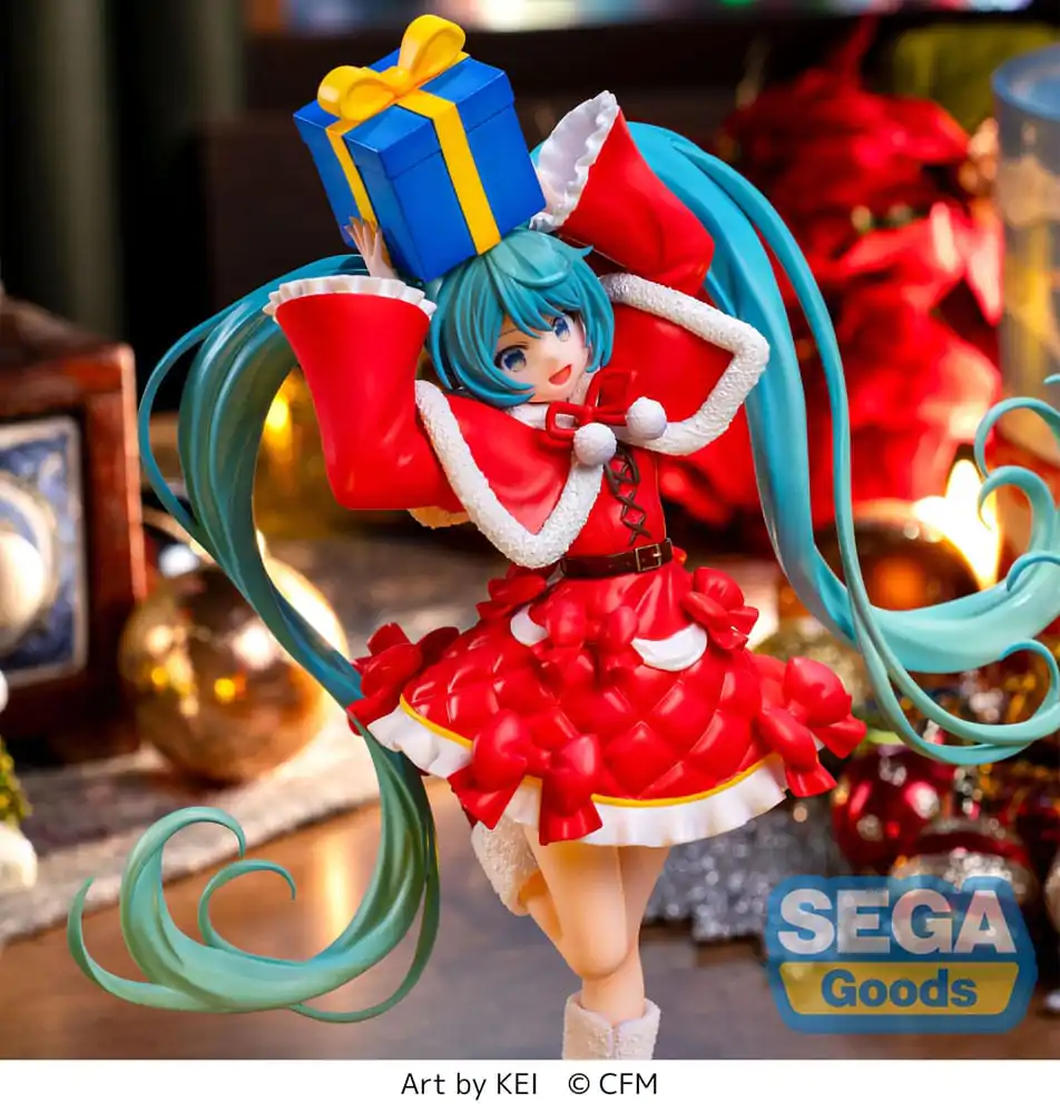 Hatsune Miku Series Luminasta PVC Statue Hatsune Miku Christmas 2024 19 cm Produktfoto