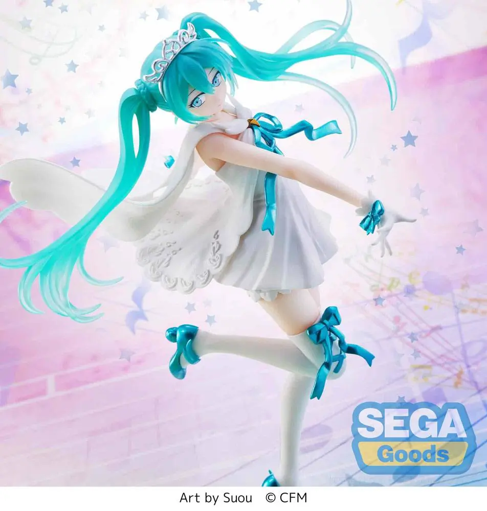 Hatsune Miku Series SPM PVC Statue Hatsune Miku 15th Anniversary SUOU Ver. 21 cm Produktfoto