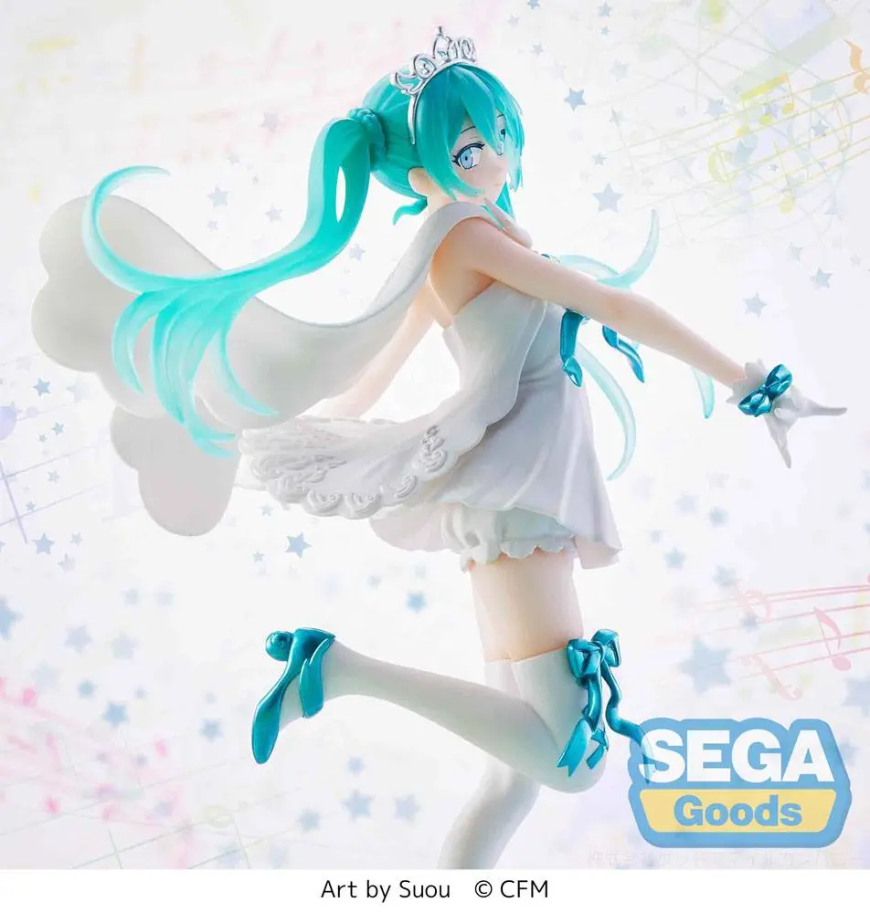 Hatsune Miku Series SPM PVC Statue Hatsune Miku 15th Anniversary SUOU Ver. 21 cm Produktfoto
