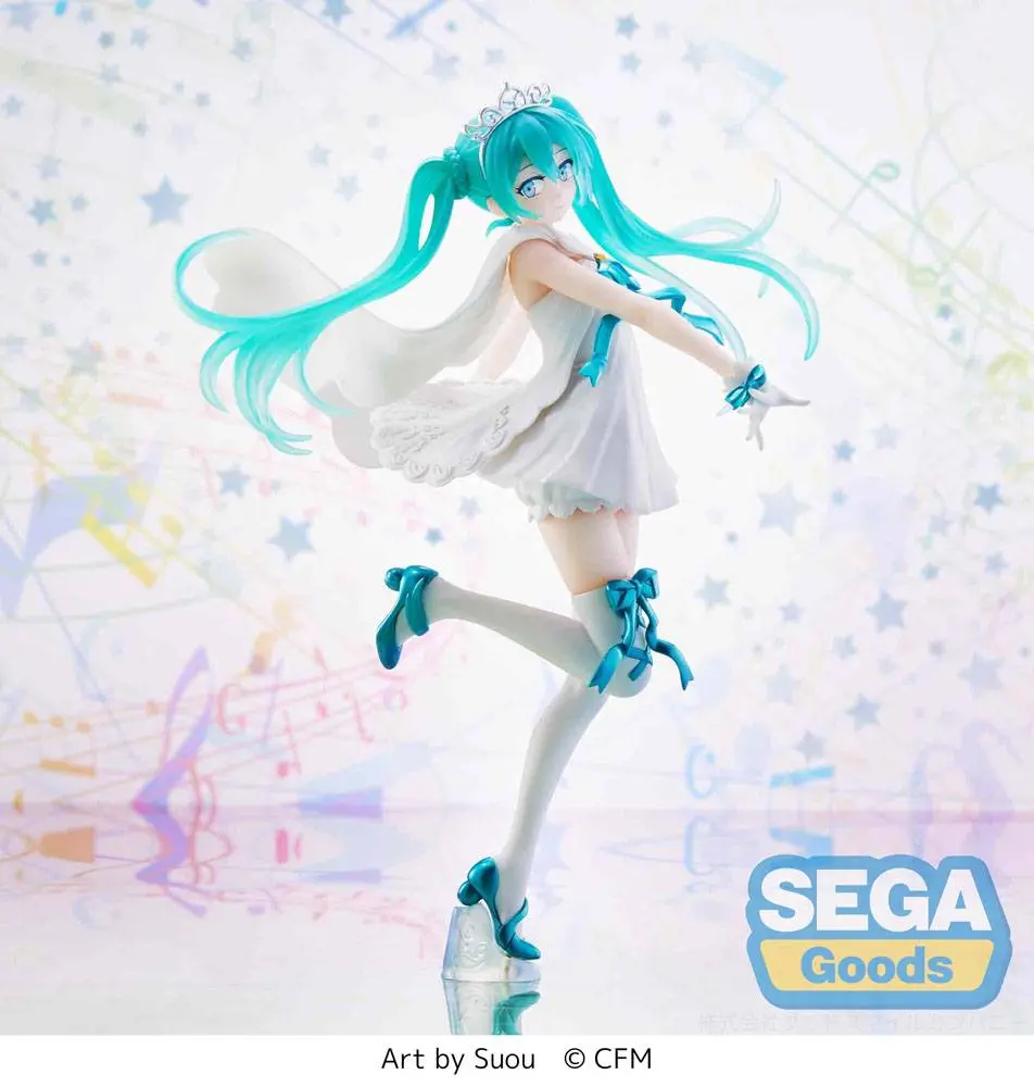 Hatsune Miku Series SPM PVC Statue Hatsune Miku 15th Anniversary SUOU Ver. 21 cm Produktfoto