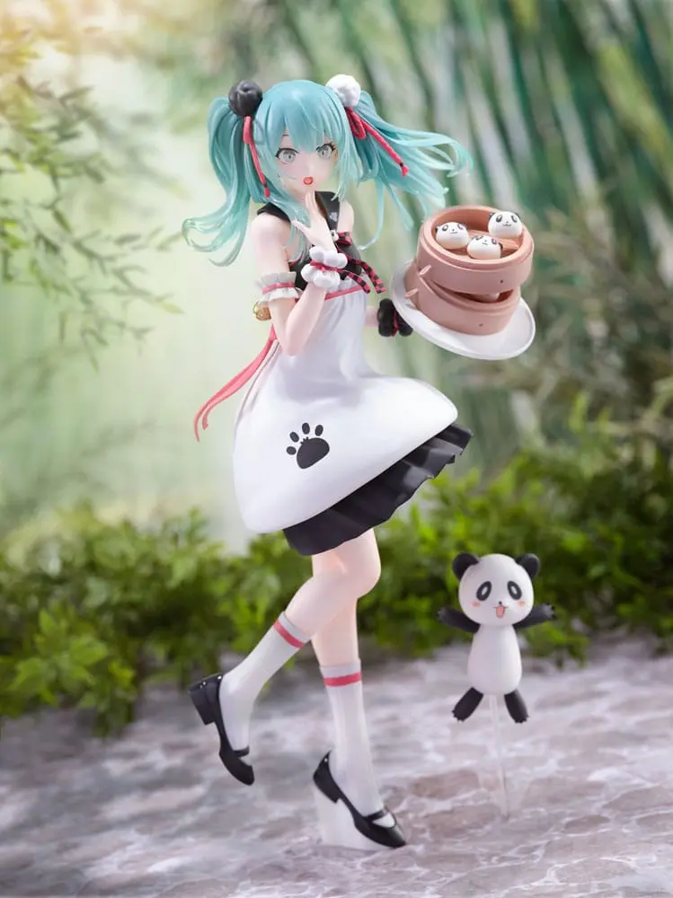 Hatsune Miku SPM PVC Statue Miku Panda Bun 23 cm termékfotó