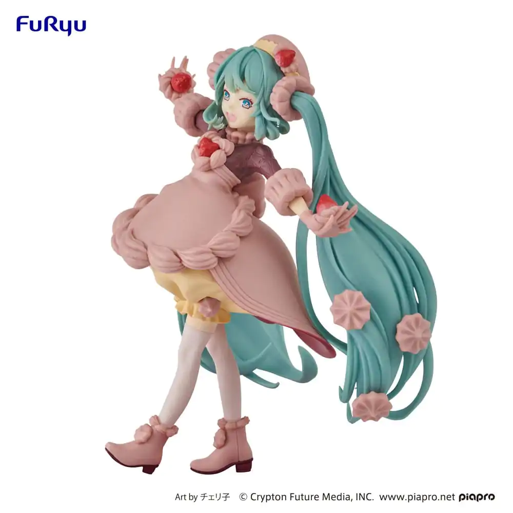 Hatsune Miku SweetSweets Series PVC Statue Strawberry Chocolate Short 17 cm Produktfoto