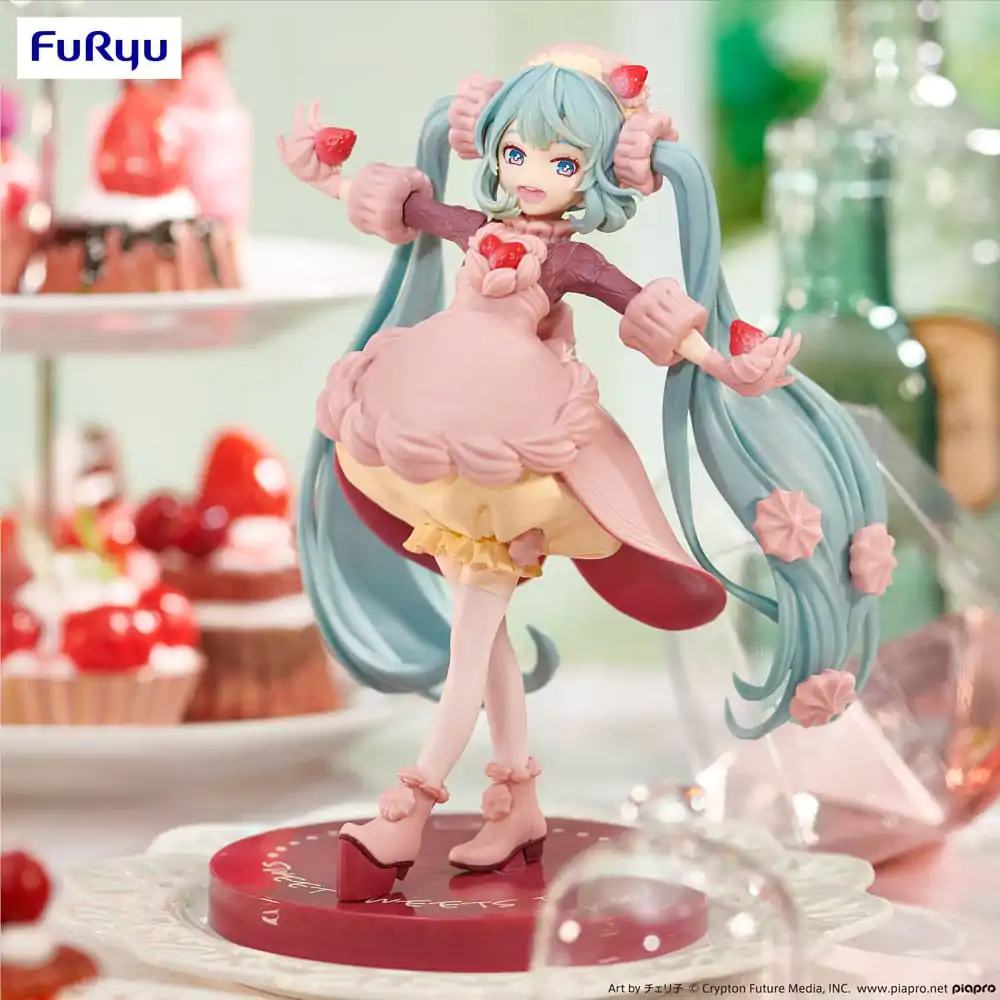 Hatsune Miku SweetSweets Series PVC Statue Strawberry Chocolate Short 17 cm Produktfoto