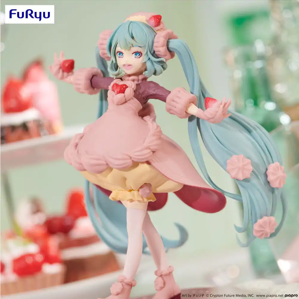 Hatsune Miku SweetSweets Series PVC Statue Strawberry Chocolate Short 17 cm Produktfoto