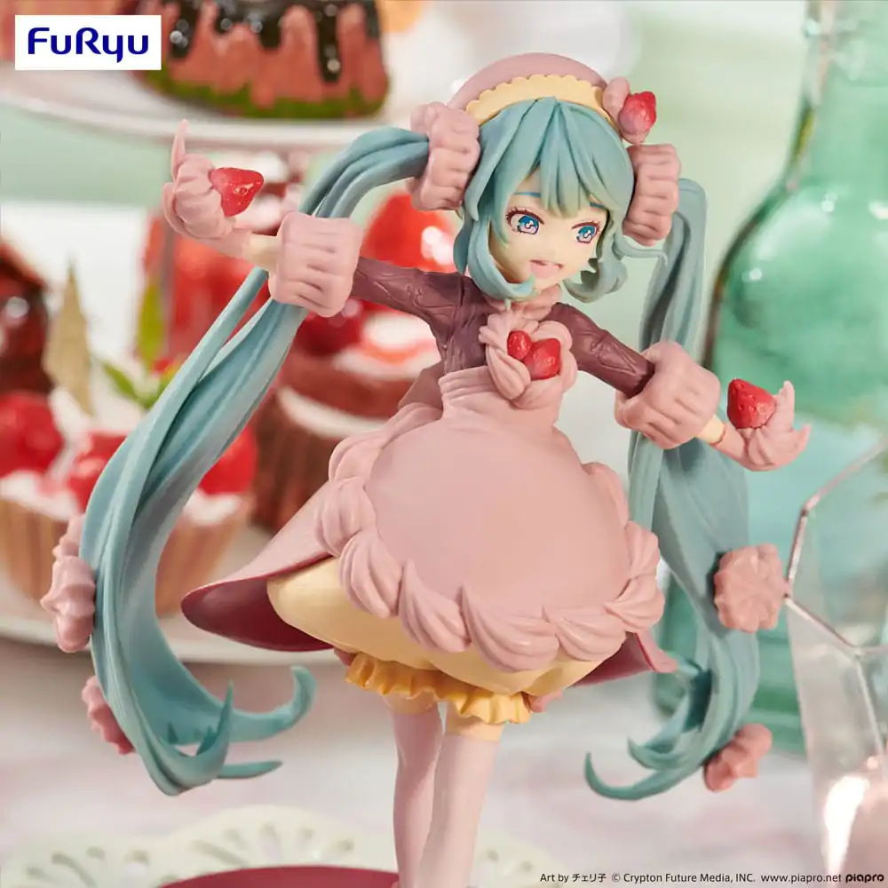 Hatsune Miku SweetSweets Series PVC Statue Strawberry Chocolate Short 17 cm Produktfoto