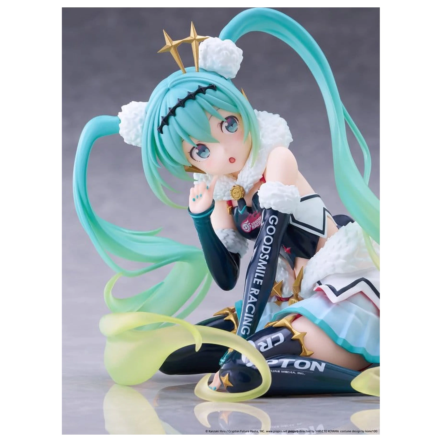 Hatsune Miku Taito Kuji PVC Figur Racing Miku 2018 Ver. Round 8 13 cm Produktfoto