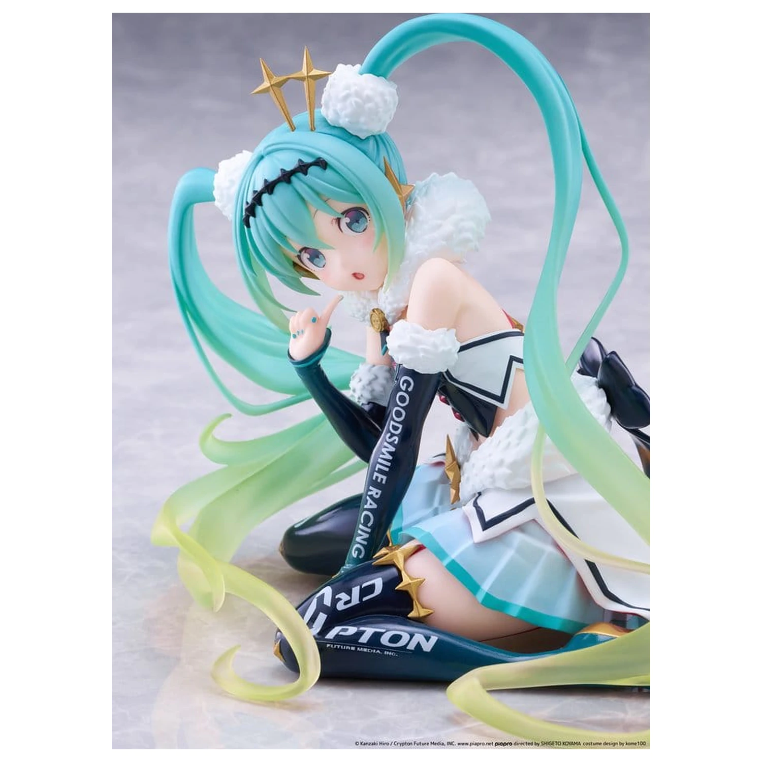 Hatsune Miku Taito Kuji PVC Figur Racing Miku 2018 Ver. Round 8 13 cm Produktfoto