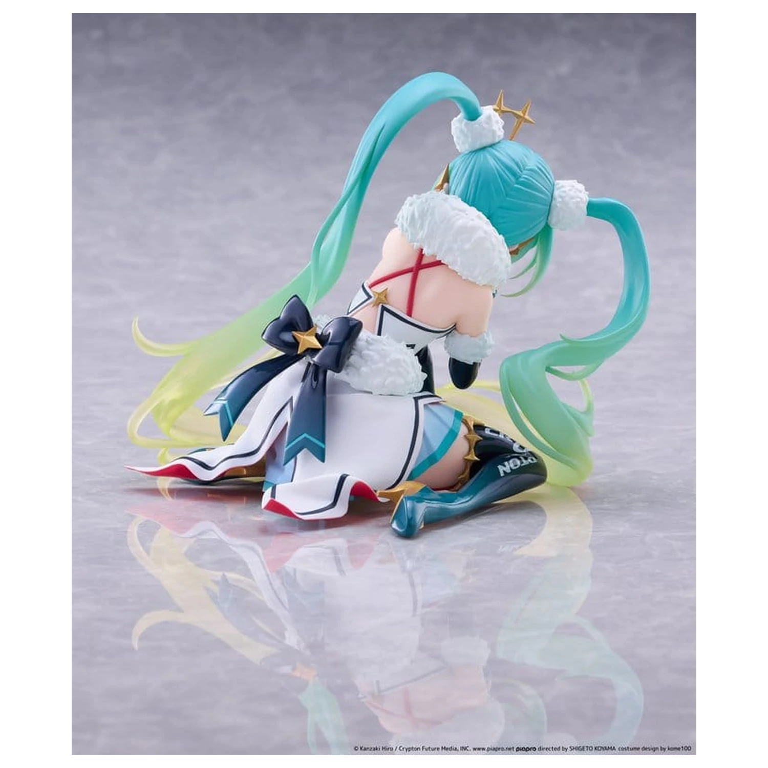 Hatsune Miku Taito Kuji PVC Figur Racing Miku 2018 Ver. Round 8 13 cm Produktfoto