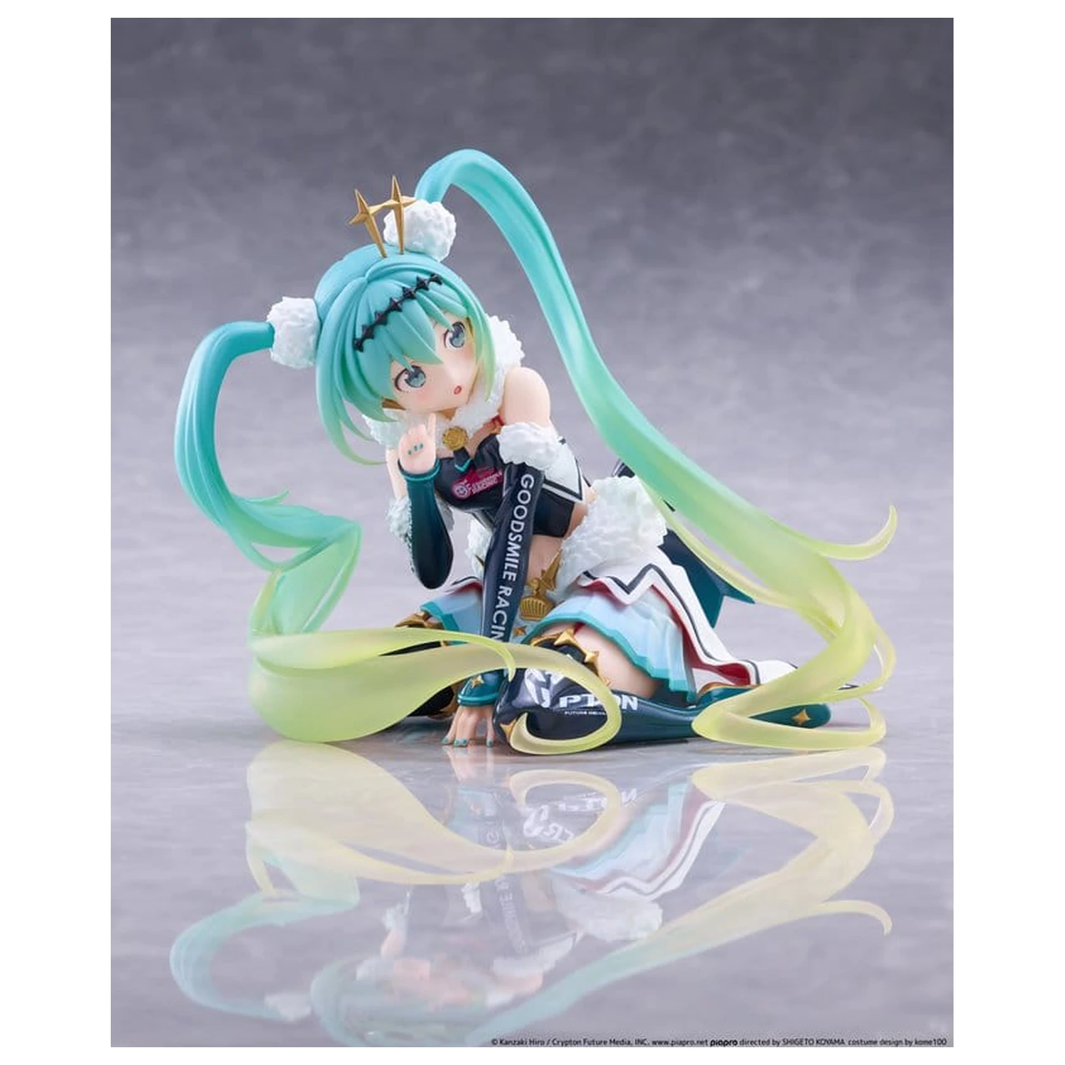 Hatsune Miku Taito Kuji PVC Figur Racing Miku 2018 Ver. Round 8 13 cm Produktfoto