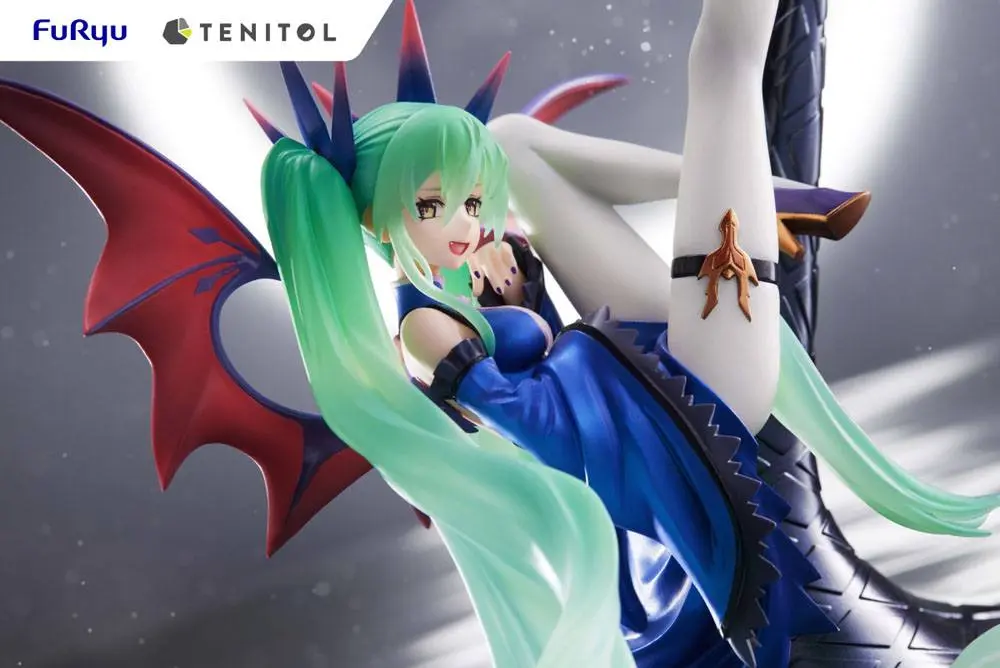 Hatsune Miku Tenitol PVC Statue Hatsune Miku Dark 17 cm Produktfoto