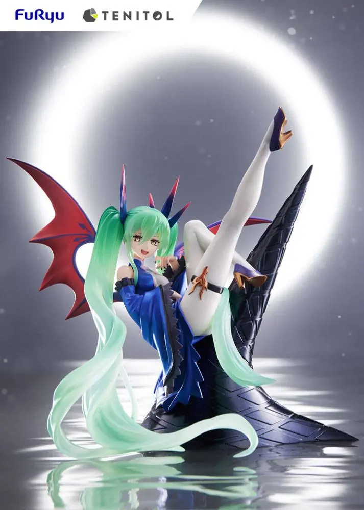 Hatsune Miku Tenitol PVC Statue Hatsune Miku Dark 17 cm Produktfoto