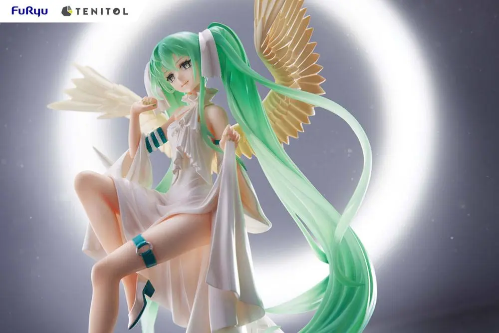 Hatsune Miku Tenitol PVC Statue Hatsune Miku Light 22 cm Produktfoto