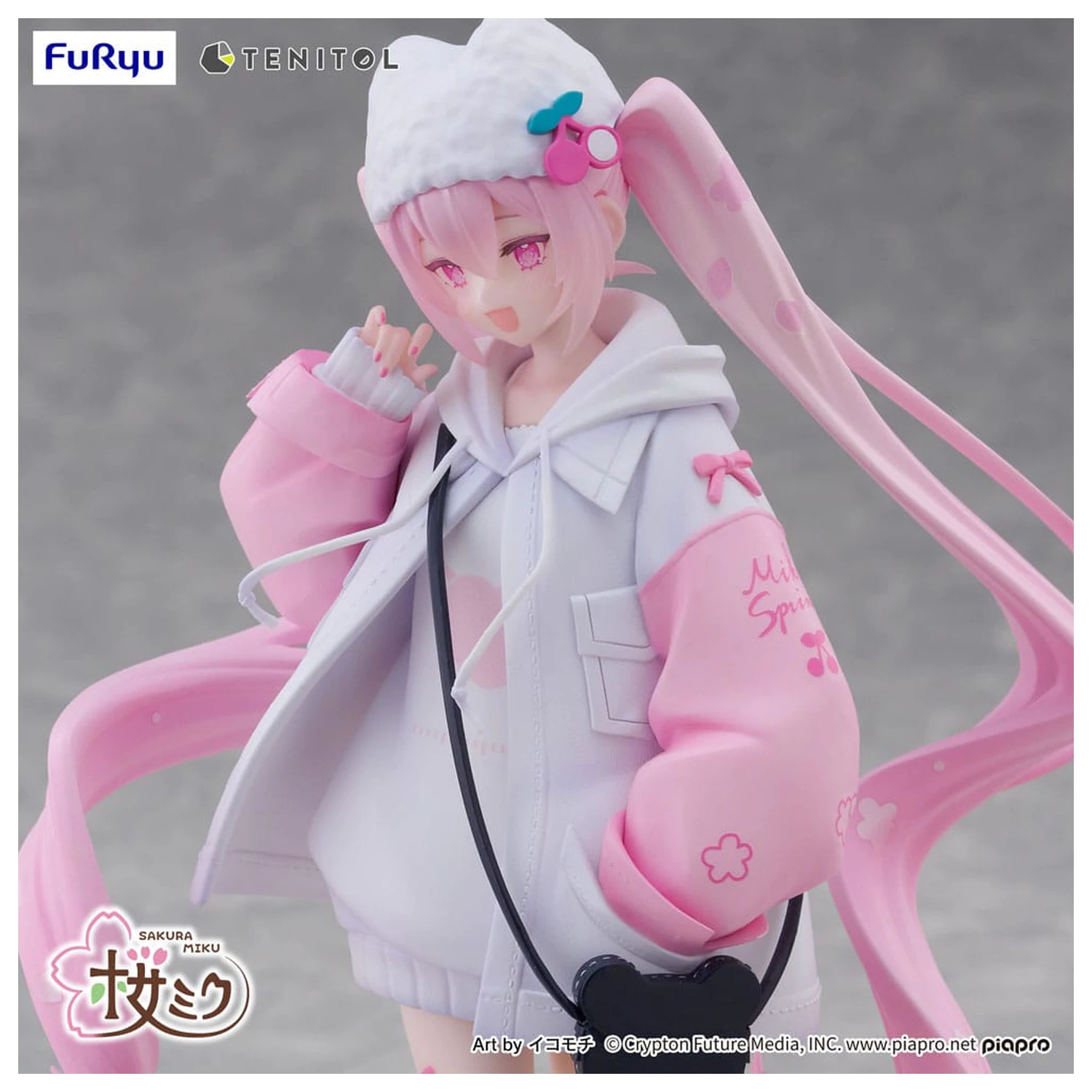 Hatsune Miku Tenitol PVC Figur Sakura Miku Cool style [petit] 19 cm Produktfoto