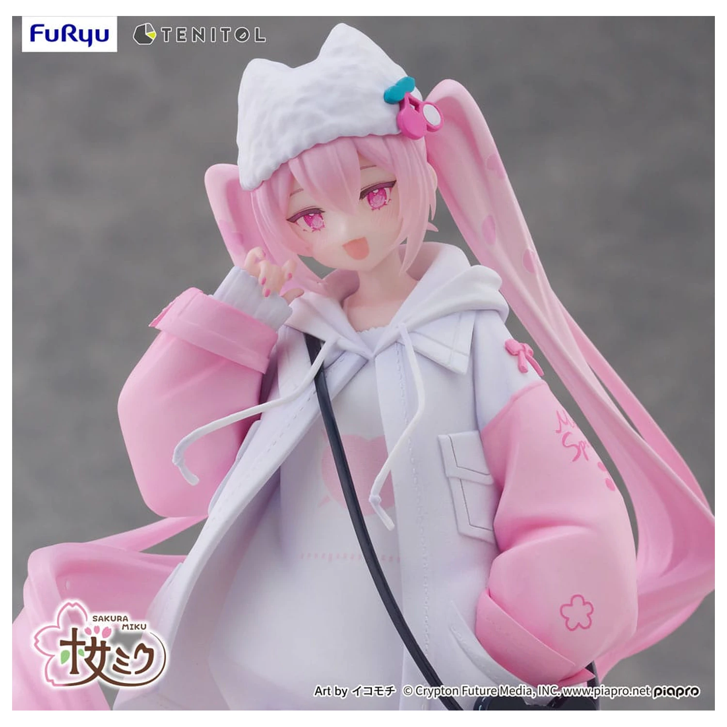Hatsune Miku Tenitol PVC Figur Sakura Miku Cool style [petit] 19 cm Produktfoto