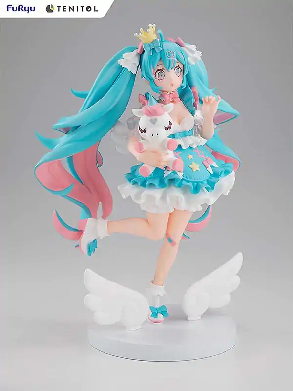 Hatsune Miku Tenitol PVC Statue Yumekawa Princess 21 cm termékfotó