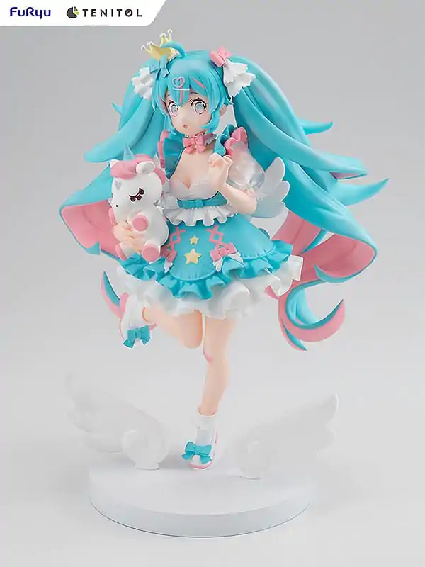 Hatsune Miku Tenitol PVC Statue Yumekawa Princess 21 cm termékfotó