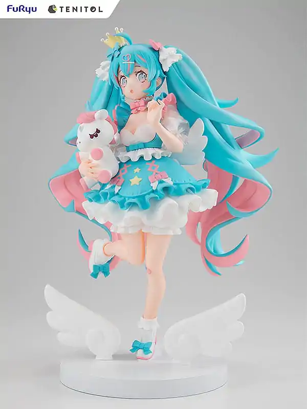 Hatsune Miku Tenitol PVC Statue Yumekawa Princess 21 cm termékfotó