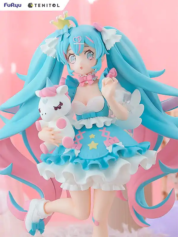 Hatsune Miku Tenitol PVC Statue Yumekawa Princess 21 cm termékfotó