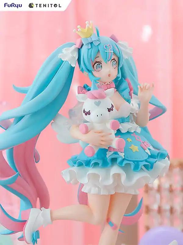 Hatsune Miku Tenitol PVC Statue Yumekawa Princess 21 cm termékfotó