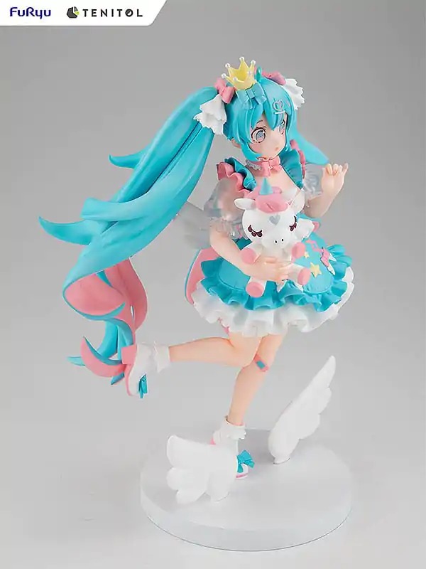 Hatsune Miku Tenitol PVC Statue Yumekawa Princess 21 cm termékfotó