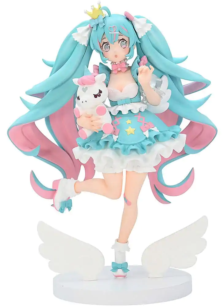 Hatsune Miku Tenitol PVC Statue Yumekawa Princess 21 cm termékfotó