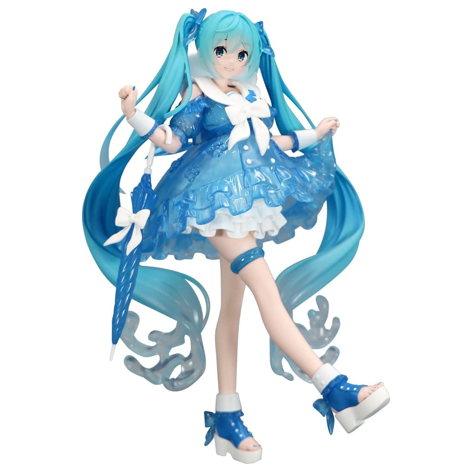 Hatsune Miku Trio-Try-iT PVC Statue Miku Rainy Dance 19 cm Produktfoto