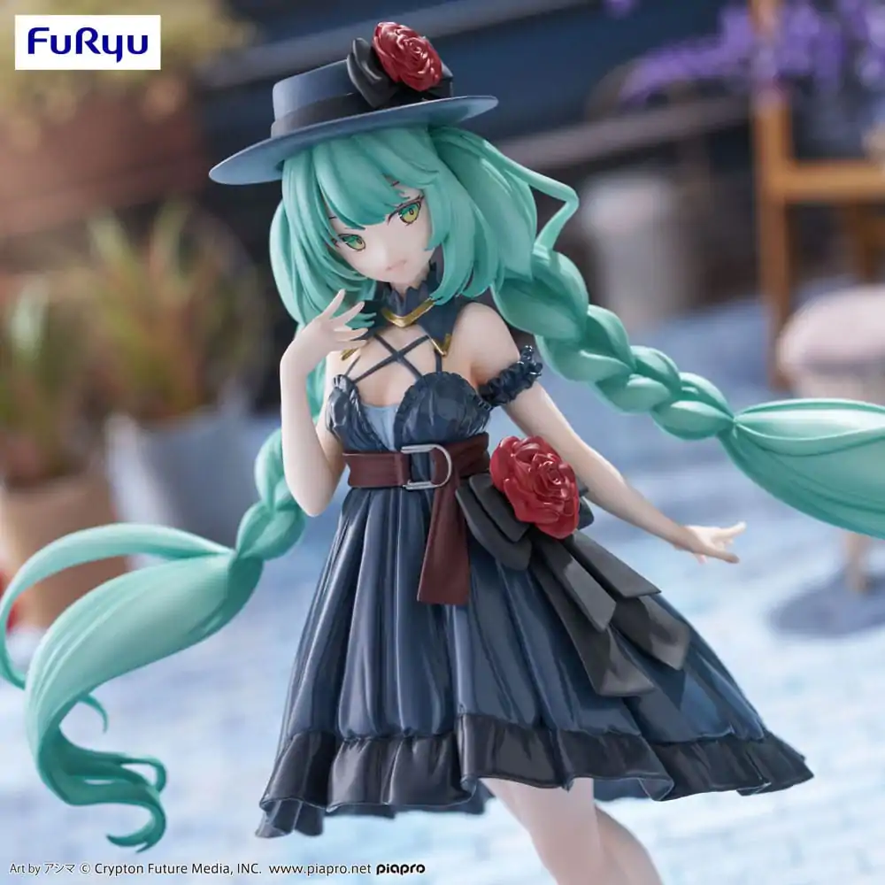 Hatsune Miku Trio-Try-iT PVC Statue Outing Dress 19 cm Produktfoto
