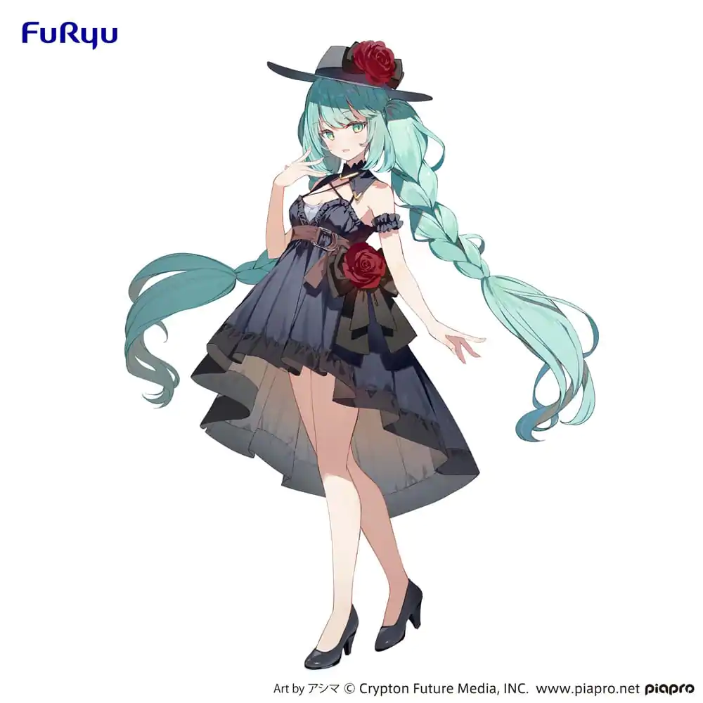 Hatsune Miku Trio-Try-iT PVC Statue Outing Dress 19 cm Produktfoto