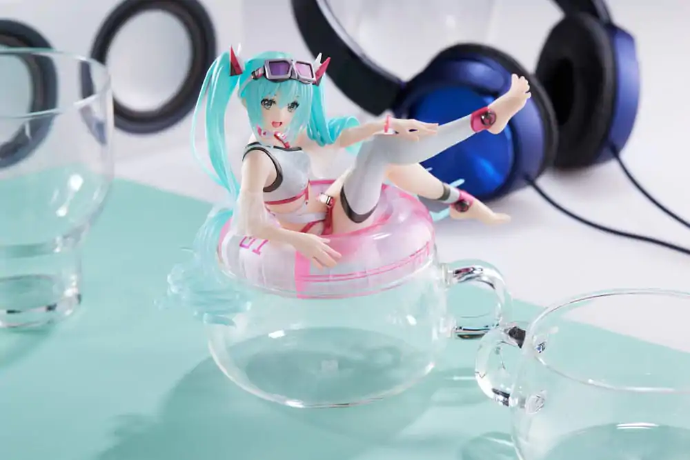 Hatsune Miku Wonderland PVC Statue Aqua Float Girls Hatsune Miku Reissue 18 cm termékfotó