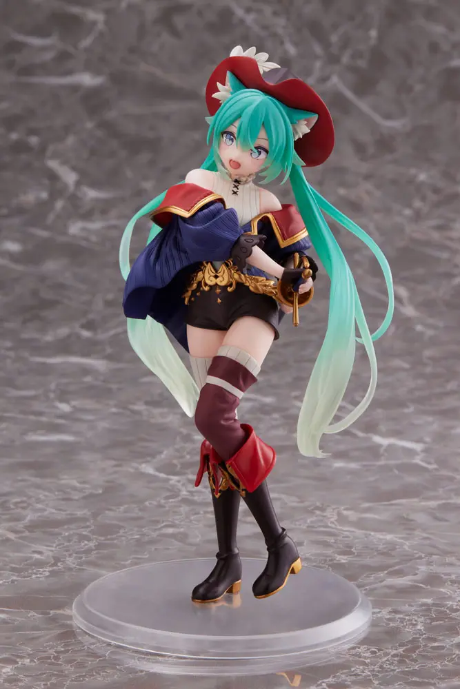 Hatsune Miku PVC Statue Wonderland Figure Puss in Boots 18 cm Produktfoto