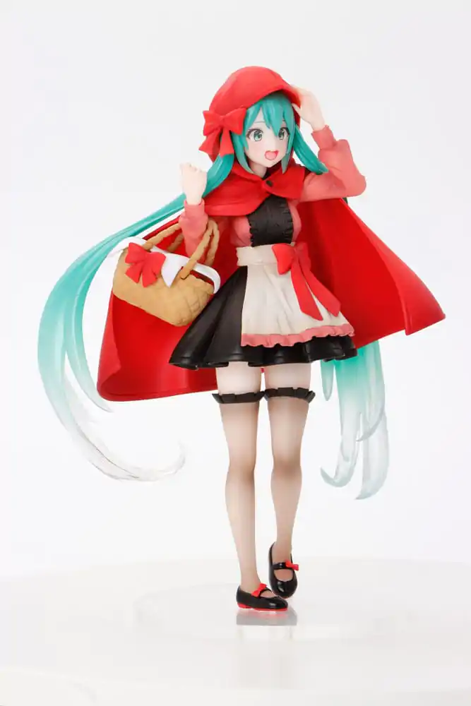 Hatsune Miku Wonderland PVC Statue Little Red Riding Hood 18 cm termékfotó