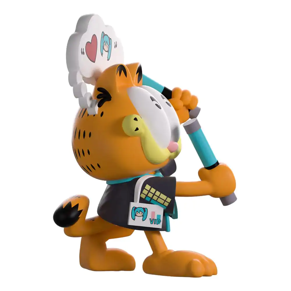 Hatsune Miku x Garfield Vinyl Figur Miku Konzert Garfield 13 cm Produktfoto