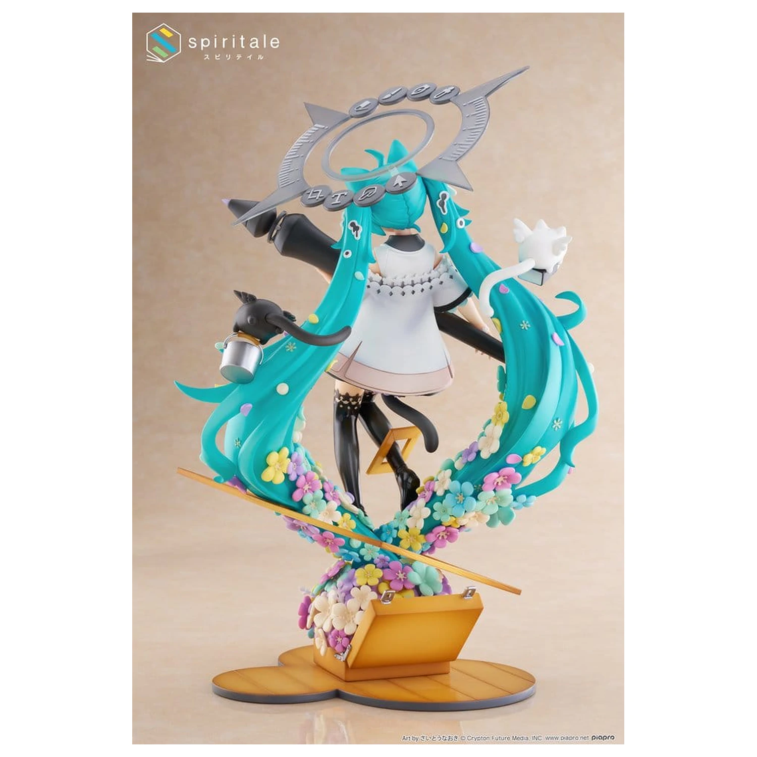 Hatsune Miku x Naoki Saito PVC Statue 1/7 My Figure Making! The Painter Ver. 34 cm Produktfoto